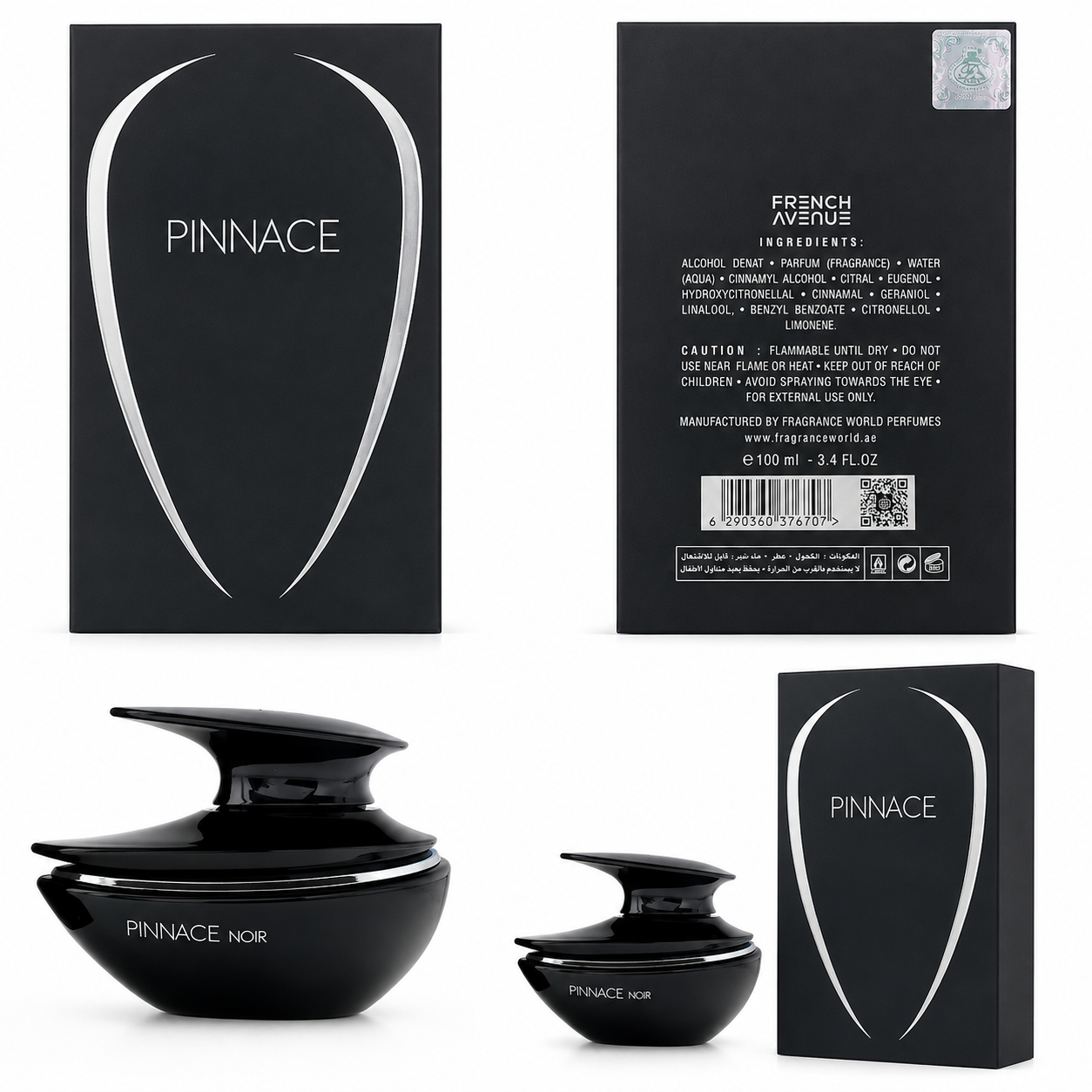 Pinnace Noir 100ml EDP FA Paris by Fragrance World