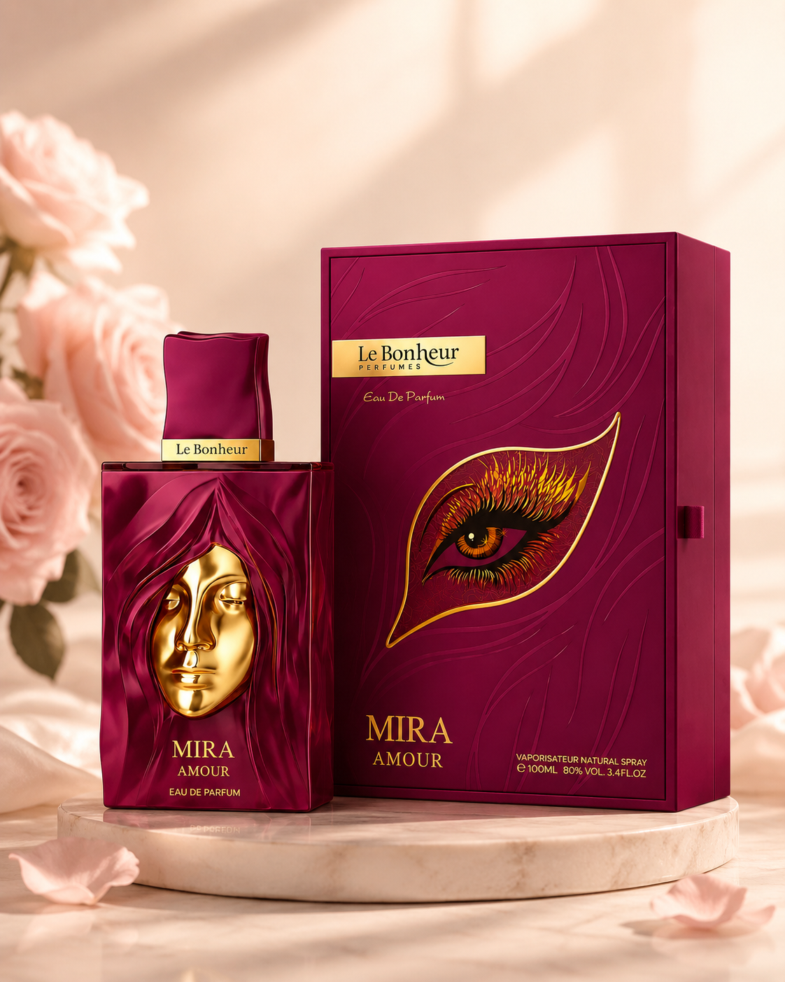 Mira Amour 100ml Eau De Parfum Le Bonheur