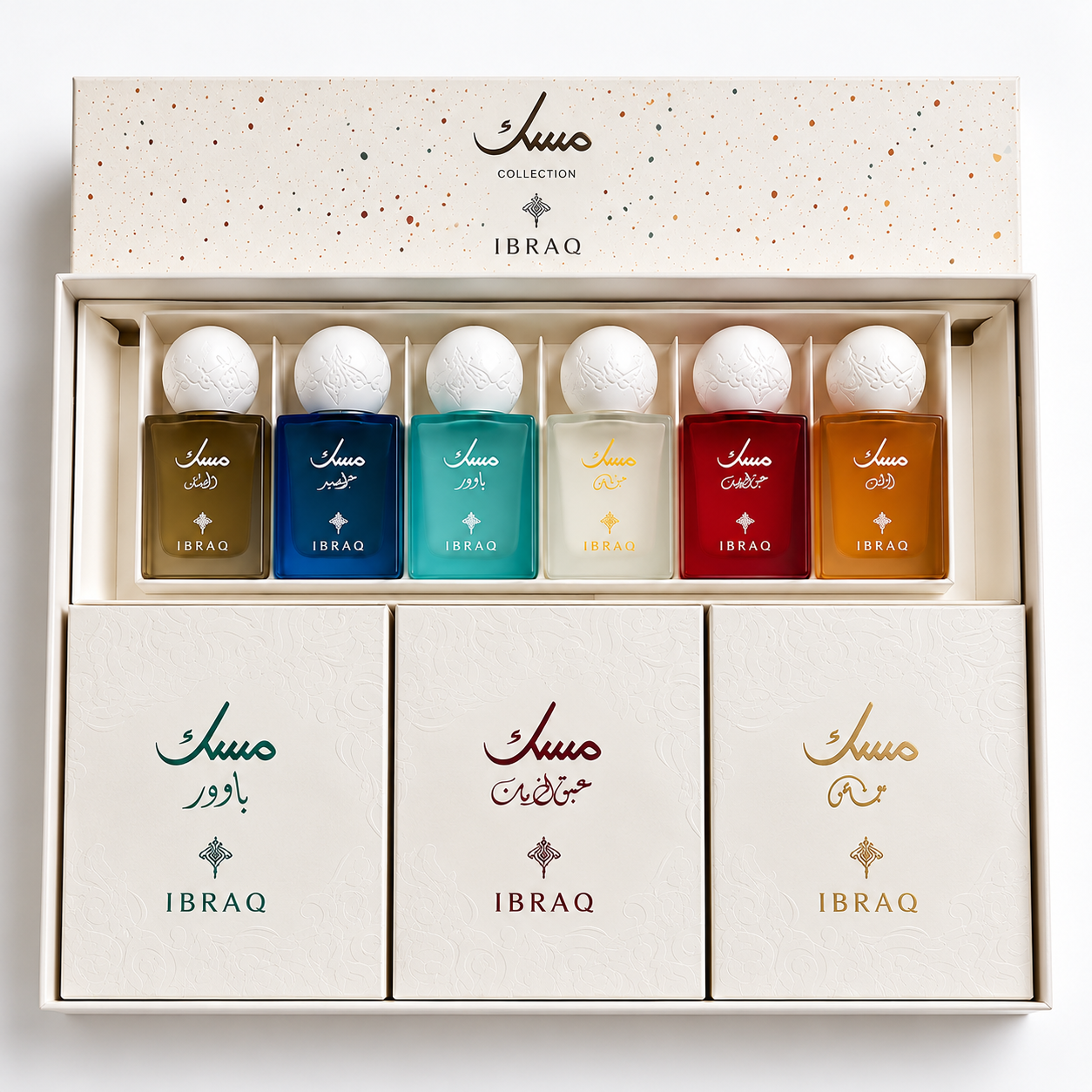 Summer Musk Collection Set (75ml x 3) & (10ml x 6) By IBRAQ