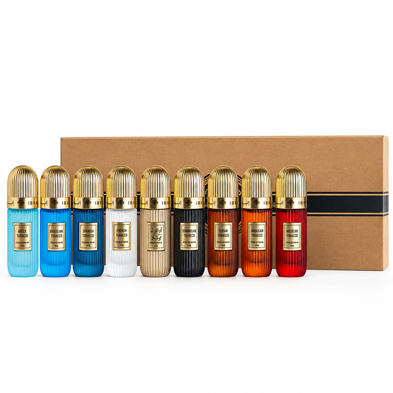 Tobacco Collection Set (9×20ml) Extrait de Parfum by Ibraq