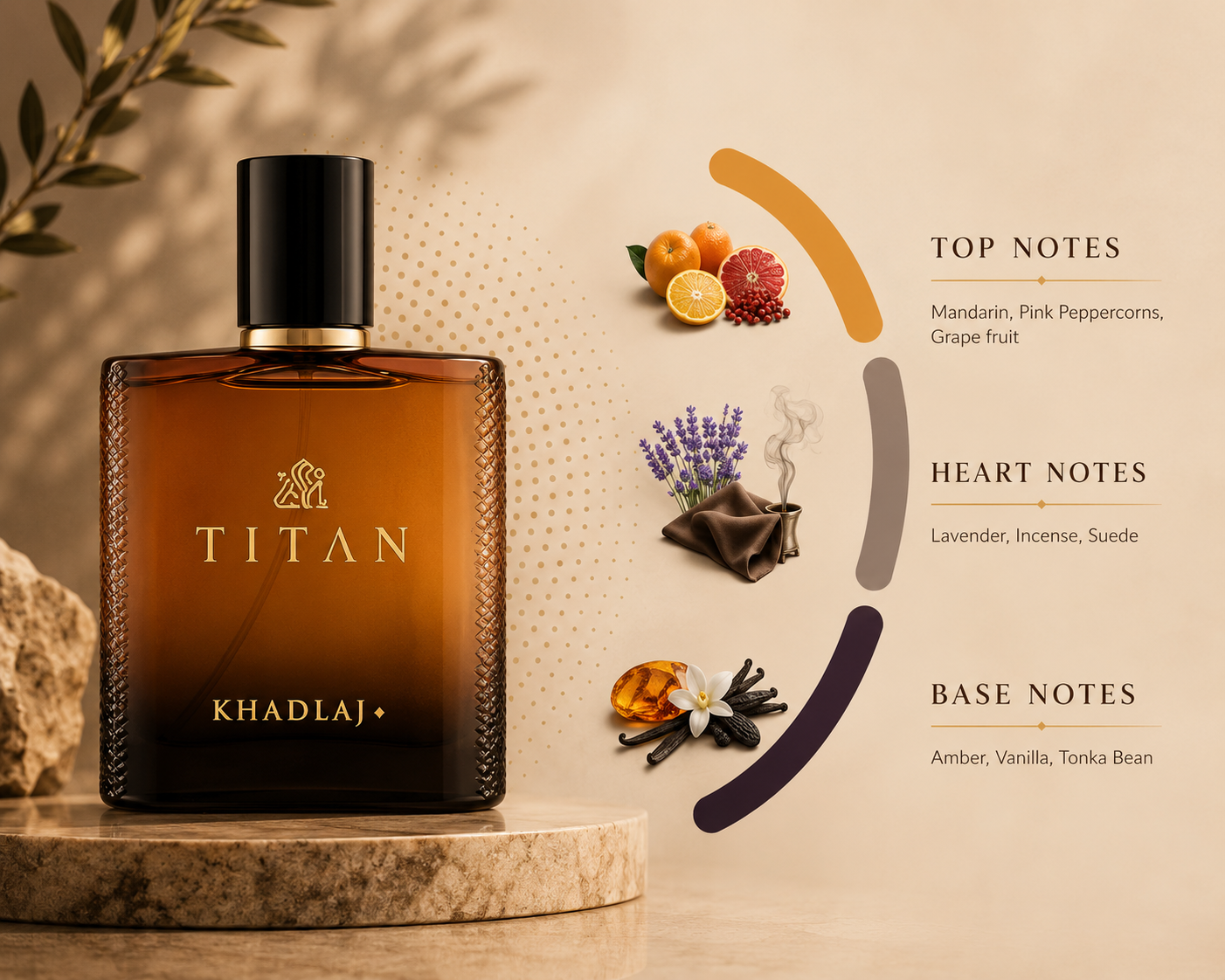 Titan Perfume 100ml EDP Khadlaj