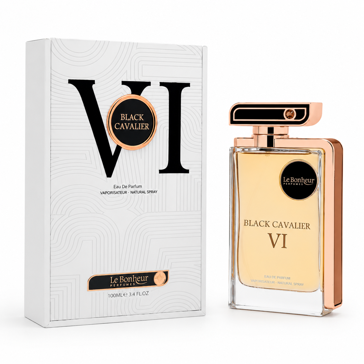 Black Cavalier VI 100ml Eau De Parfum By Le Bonheur
