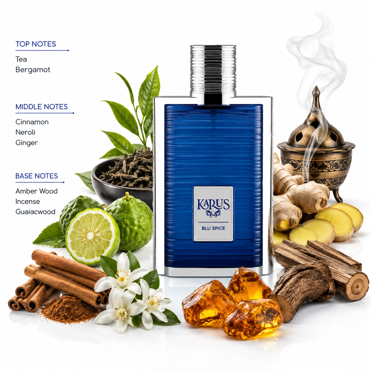 Karus Blu Spice 100ml EDP by Khadlaj