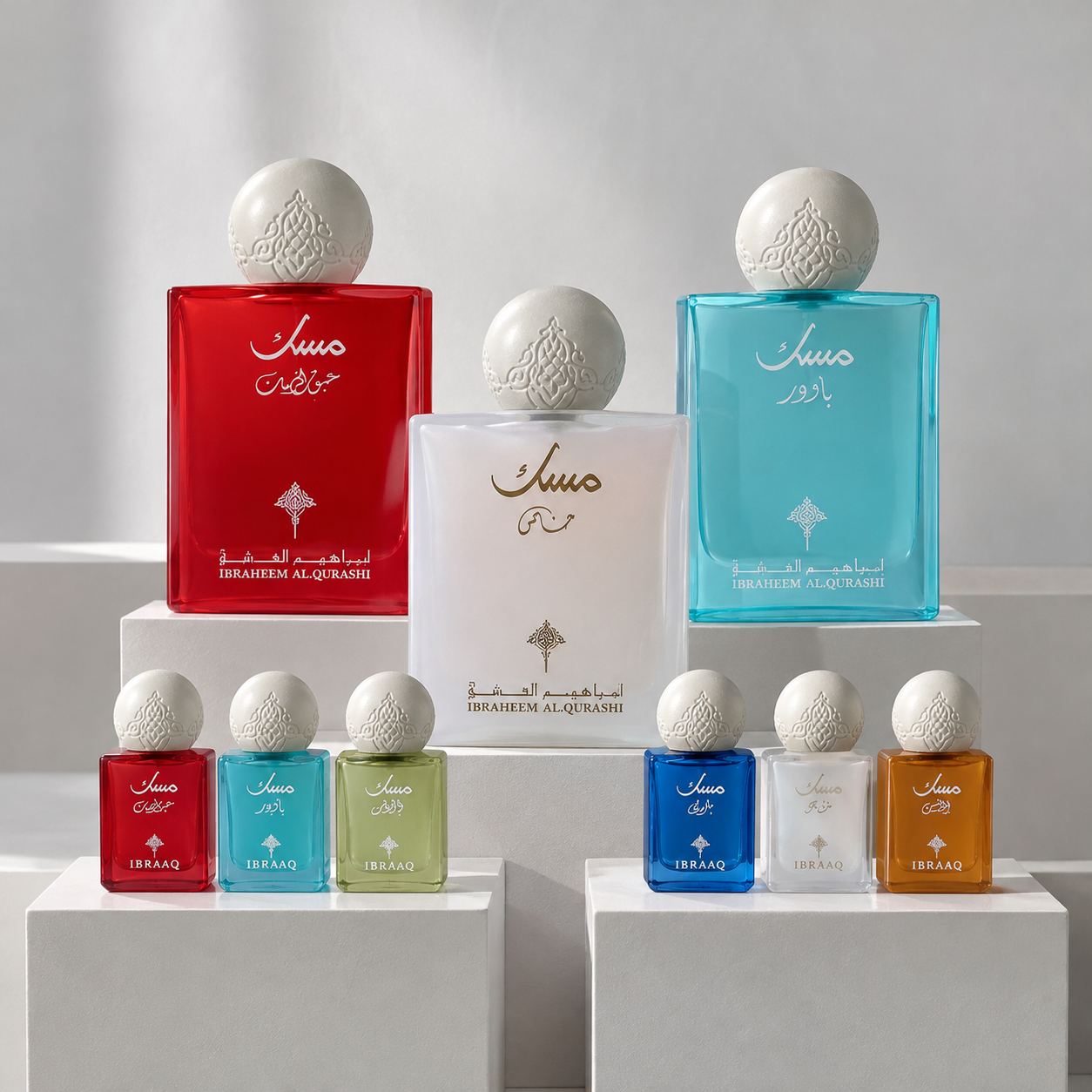 Summer Musk Collection Set (75ml x 3) & (10ml x 6) By IBRAQ