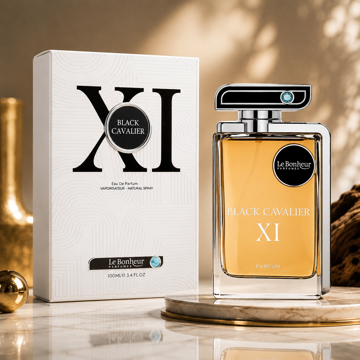 Black Cavalier XI 100ml Eau De Parfum By Le Bonheur
