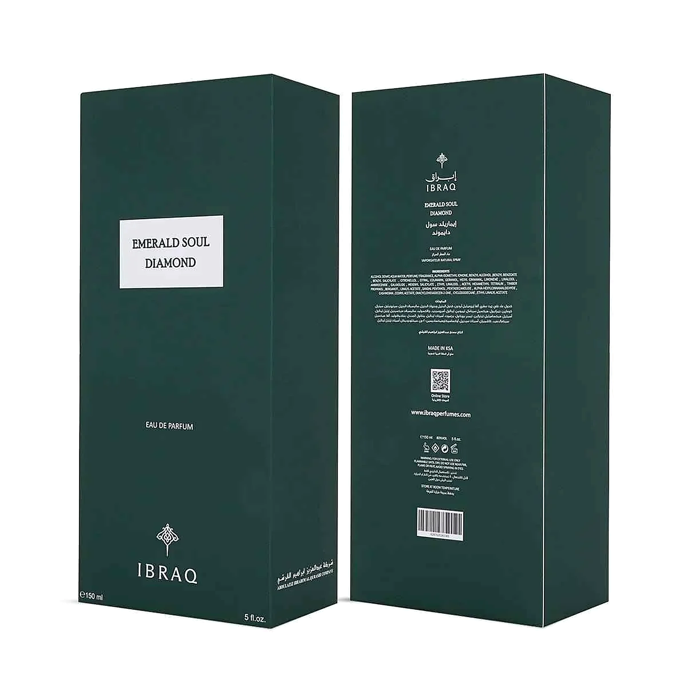 Emerald Soul Diamond Eau de Parfum 150ml by IBRAQ
